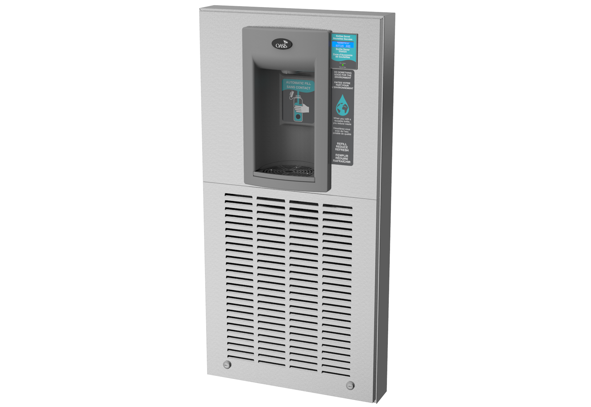 SemiRecessed Bottle Filler Aqua Cooler Direct