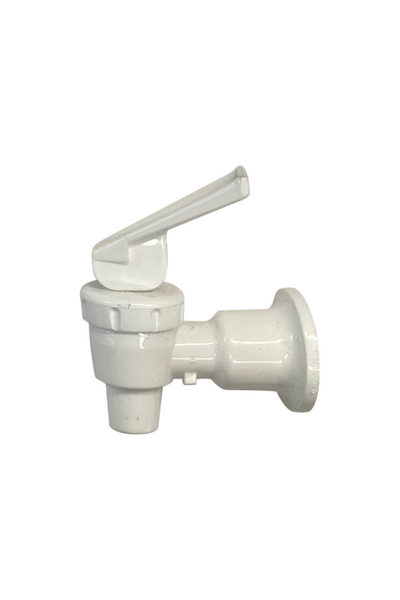 Water Cooler Tap - White Lever / White Body