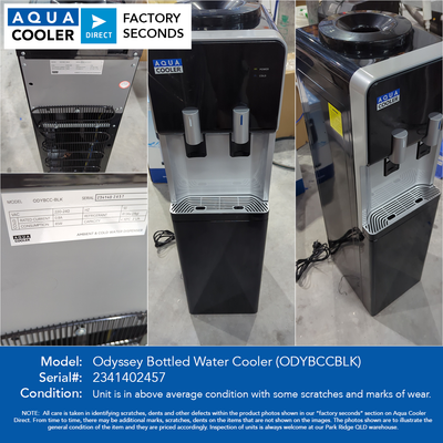 Factory Seconds - Odyssey Bottled Water Cooler (Black)