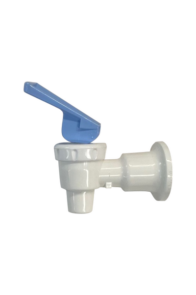 Water Cooler Tap - Blue Lever / White Body