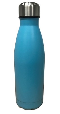 Double Walled Stainless Steel Water Bottle - Blue