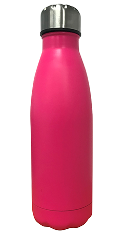 Double Walled Stainless Steel Water Bottle - Hot Pink